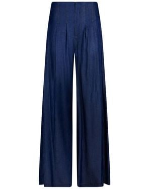 Liu Jo High-Rise Flared Trousers - Blue