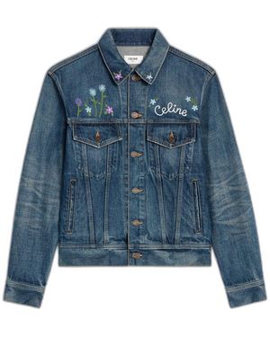 Celine Trucker Denim Jacket - Blue