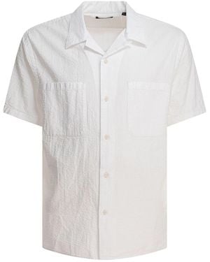 Vince Seersucker Shirt - White