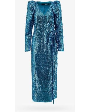 ROTATE BIRGER CHRISTENSEN Dress With All-Over Sequins - Blue