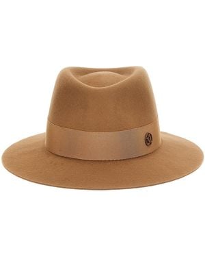 Maison Michel Andre Hat Wool Felt - Brown