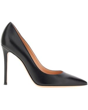 Gianvito Rossi Nappa Leather Pumps - Blue