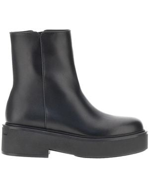 Gianvito Rossi Hiro Leather Boots - Black