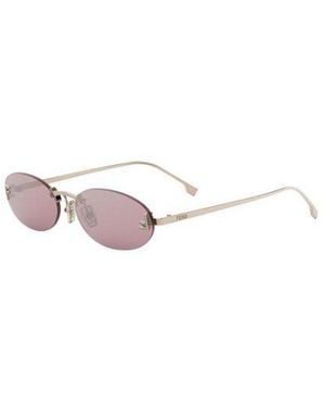 Fendi First Crystal Fe4075Us 28Z - Brown