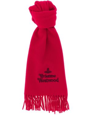 Vivienne Westwood Scarf With Embroidered Logo