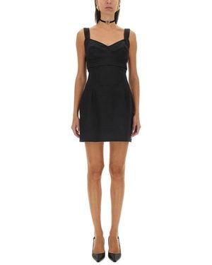 Dolce & Gabbana Elegant Slim Fit Mini Dress - Black