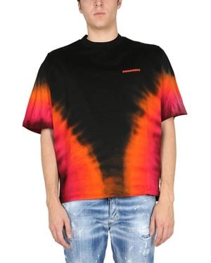DSquared² T-Shirt "D2 Flame" - Red