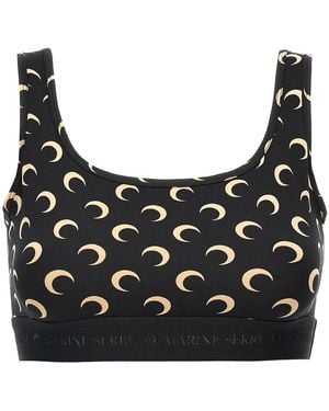 Marine Serre 'Moon' Sporty Top - Black