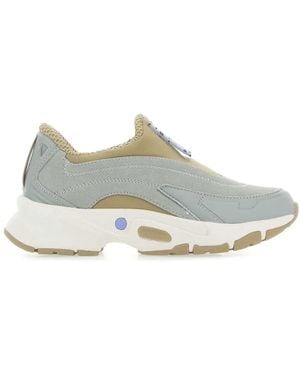 McQ Fabric And Suede Aratana 2.0 Slip Ons - White