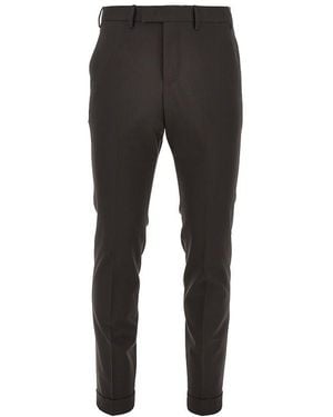 PT Torino Stretch Wool Master Fit Pants - Black