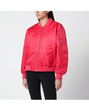 Anine Bing Leon Zipup Bomber Jacket - Red