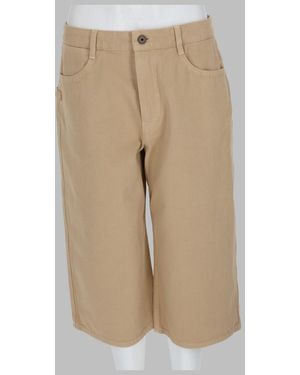 Lemaire 100% Cotton Shorts - Natural