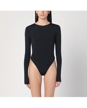 Entire studios Nylon-Blend Bodysuit - Black
