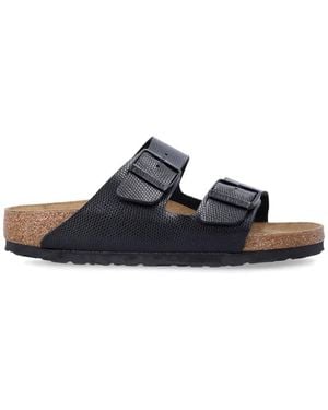 Birkenstock Arizona Birko Lizard Print - Blue