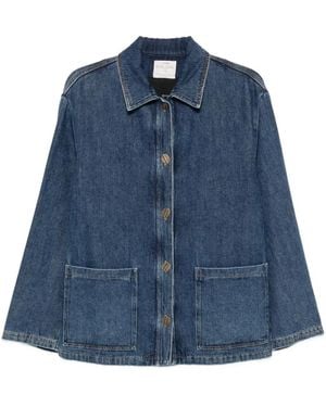 forte_forte Denim Workwear Jacket - Blue