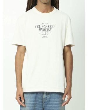Golden Goose Heritage Club T-Shirt - White