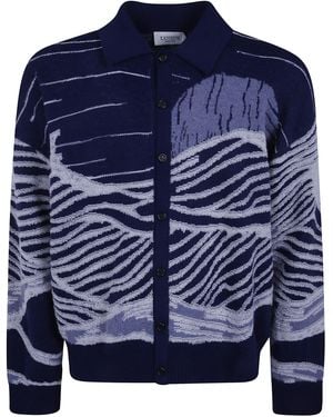 Laneus Knitted Shirt - Blue