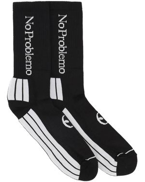 No Problemo Calzini Con Logo - Black