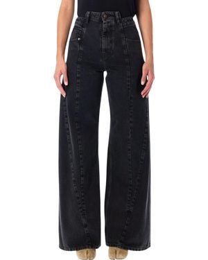 Maison Margiela High-Waisted Wide-Leg Jeans - Blue