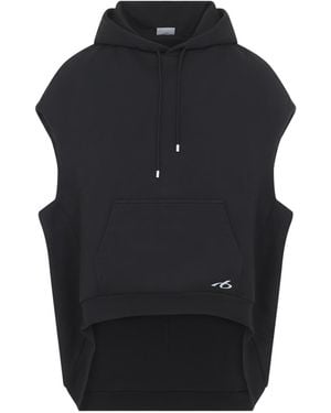Balenciaga Sleeveless Regular Hoodie - Black