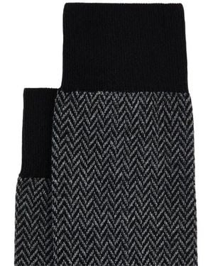 Hogan Jacquard Socks - Black