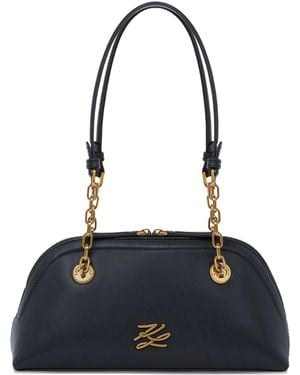 KARL LAGERFELD Bowling Bag S Cad Logo - Blue