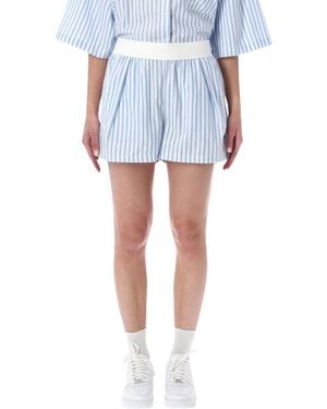 Nike Chill Poplin Stripe Shorts - Blue
