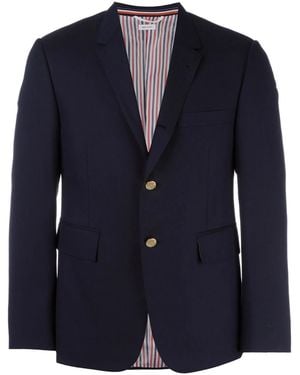 Thom Browne Classic Twill Sport Wool Blazer - Blue