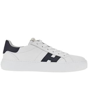 Hogan H705 Leather Sneakers - White