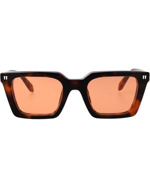 Off-White c/o Virgil Abloh Shiny Havana Acetate Sunglasses - Brown