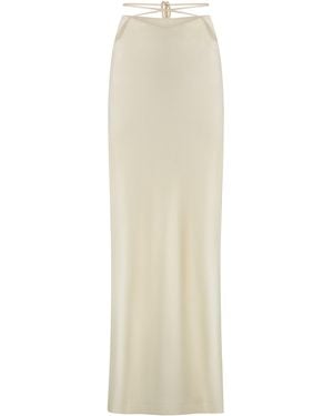 Anna October Midi Skirt - White
