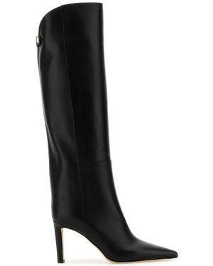 Jimmy Choo "Alizze" 85 Mm Boots - Black