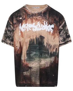 Acne Studios Cotton T-Shirt - Black