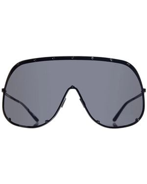 Rick Owens Sunglasses Shield Blk - Gray