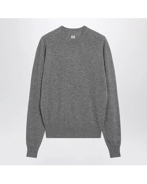 TOTEME Classic Cashmere Crewneck Jumper - Grey