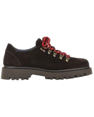 BIANCO LEVRIN Suede Leather Biadenali Shoes - Brown