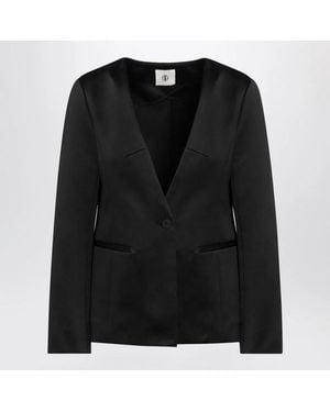 THE GARMENT Single Breasted Cotton Blend Jacket - Black