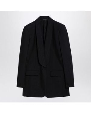 Givenchy Midnight Wool Blend Blazer in Blue | Lyst