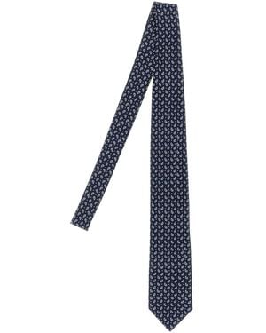 Brioni Micro-Paisley Tie - Blue