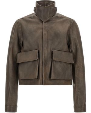 Rick Owens 'Tower Alice' Jacket - Brown