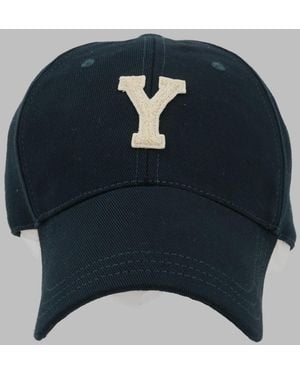 Saint Laurent Cappello Da Baseball "College Y" - Blue