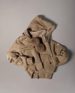 Moose Knuckles Reversible Oro Knit Jumper For - Natural