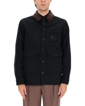 Etro Cotton Sports Jacket - Black