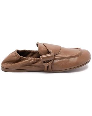 Loewe 'Toggle' Loafers - Brown