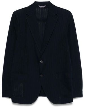 Circolo 1901 Cotton Single-Breasted Jacket - Blue