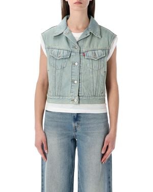 Levi's Shrunken 90's Denim Vest - Blue