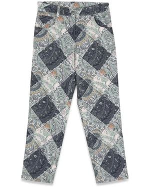 Etro Fabric Pants - Gray