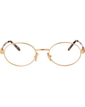 Miu Miu Old Metal Glasses - Metallic