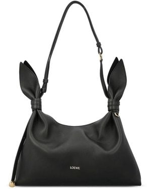 Loewe Scarf Medium Shoulder Bag - Black
