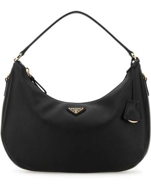 Prada Leather Handbag - Black